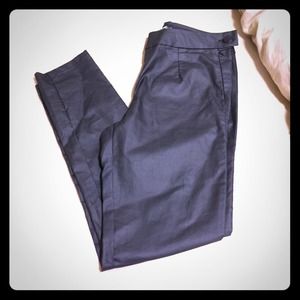Denim Leather Pants