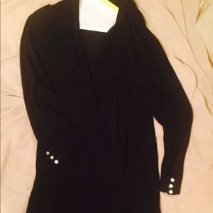 Long Black Sweater worn twice