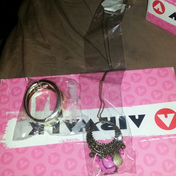 Pretty necklace and a bangle