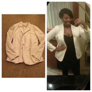 A white blazer