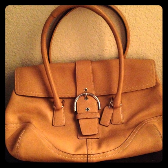 Coach Soho Tan Leather Handbag