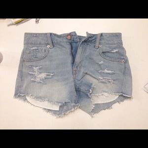 Denim shorts