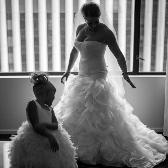 SOLD!! Tulle fit and flare - Picture 2 of 5