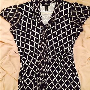 #WHBM Top with rushing on the sides