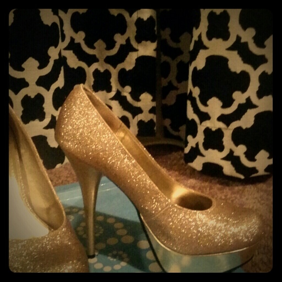 Gold heels