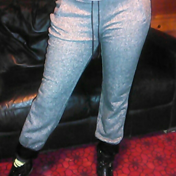 Arden B tweed and leatherlike pants. - Picture 3 of 4