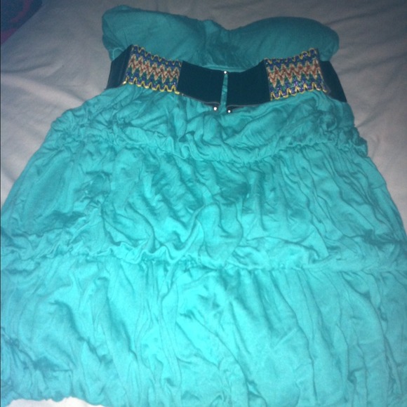 Tight Blue dress with belt from rue21 NWT! - Picture 1 of 3
