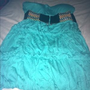 Tight Blue dress with belt from rue21 NWT!