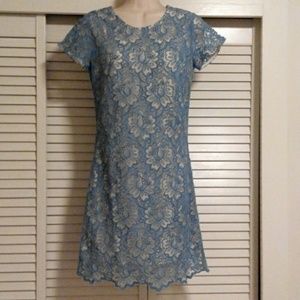 [SOLD] Elegant blue laced dress