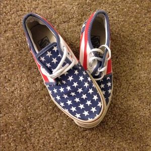 American Flag Vans