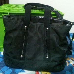 SOLD LOCALLY!!! Authentic black COACH handbag.