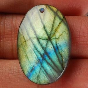 BUNDLED/SOLD Huge Labradorite Pendant
