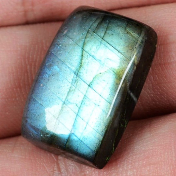 Beautiful Blue-Green Labradorite Cabochon