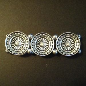 Silver tone bracelet