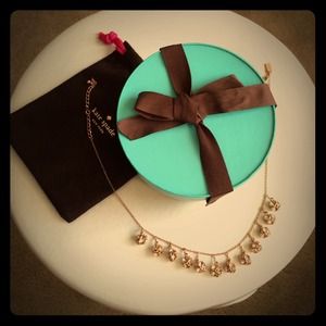 Kate Spade Rose Gold Sparkle Necklace