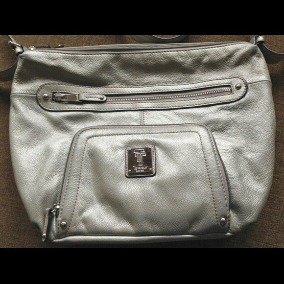 New, never used Tignanello Metallic Shoulder Bag