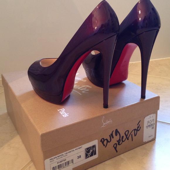 🎉🎉Christian Louboutin Palais royal Patent rouge - Picture 3 of 8