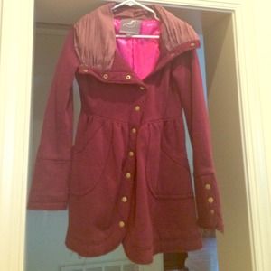 Knitted Dove purple pea coat! Barely worn!