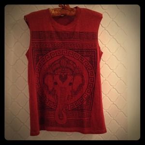 Urban Outfitters rust colored elephant top