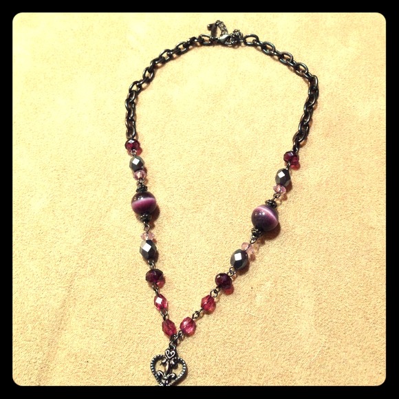Purple necklace