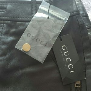 GUCCI leather pants