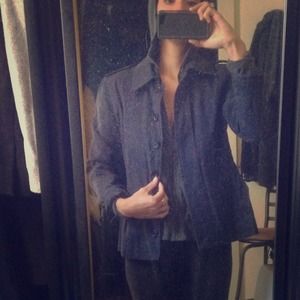 Lined navy blue jacket. Like new!