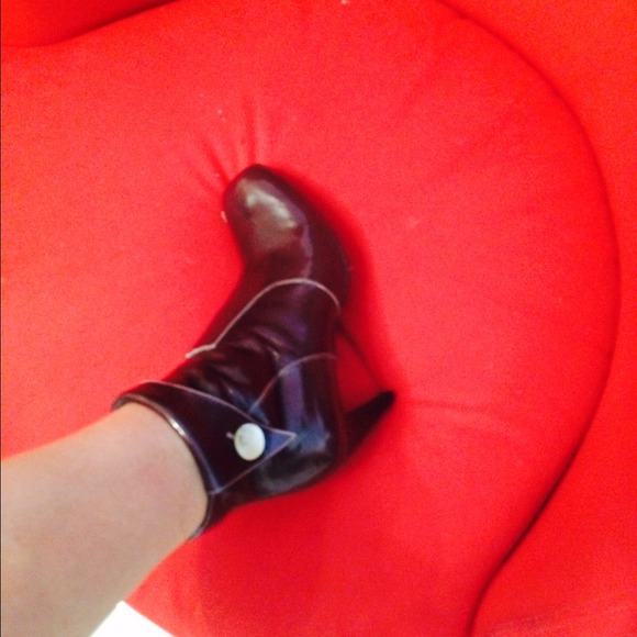 🇮🇹ITALIAN bootie From Milan 💒🚩Brown lacca💋 - Picture 3 of 3