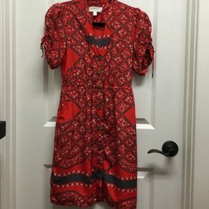 Anthropologie dress size 0 with size pockets.