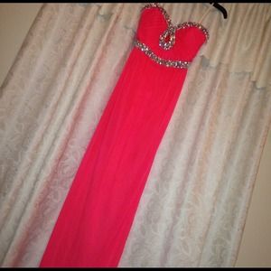 Deb prom dress, worn once, mint condition.