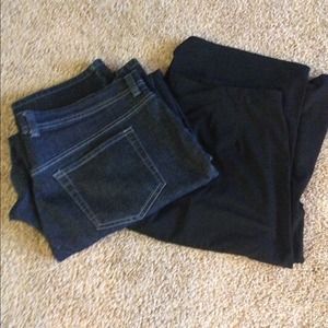 Gloria Vanderblit BUNDLE Sz 18 & Black Sz18 Pants