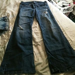 American Eagle stretch hipsters