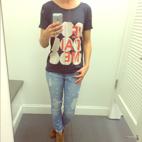 💥Sold in Bundle💥 J. Crew "Je T'aime" T-Shirt