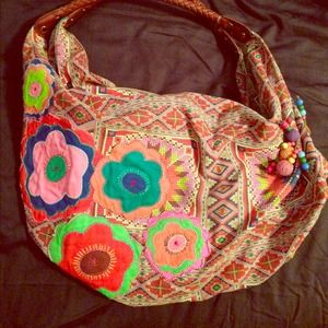 Tribal Print Canvas Bag