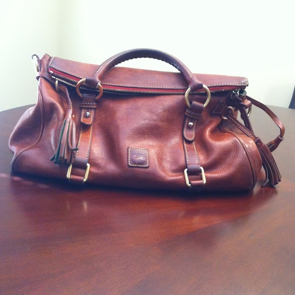 Dooney & Bourke Florentine natural satchel