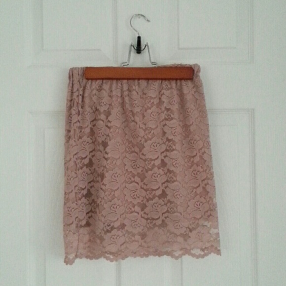 Lilac Lace Skirt