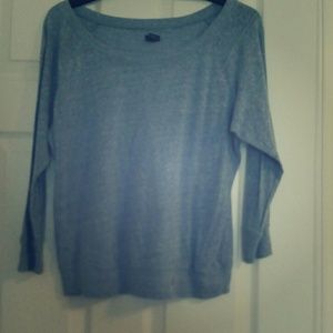 Blue slouchy tee