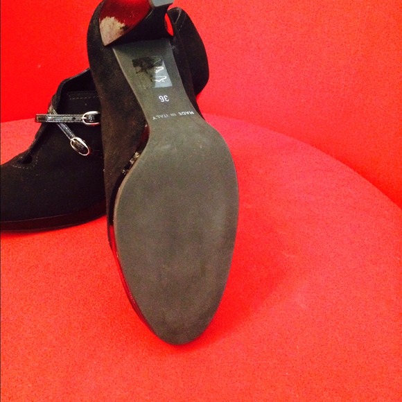 🇮🇹 ITALIAN botini from Milan💒🚩black suede💋 - Picture 4 of 4