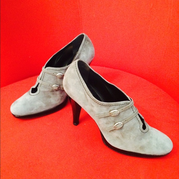 🇮🇹Italian botini from Milan💒gray suede... - Picture 2 of 4