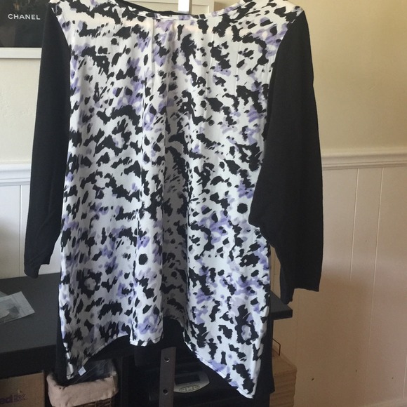 Andrew Marc Tops - NWT Marc by Andrew Marc Mixed Media Top