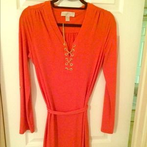 Sexy orange dress