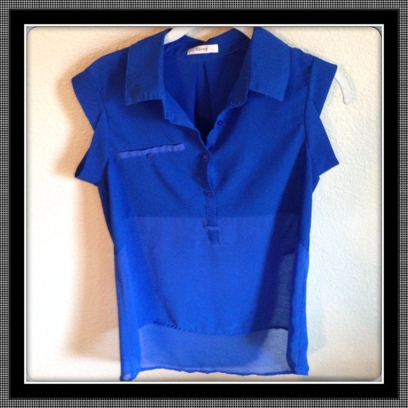 🐞Blue Blouse🐞 - Picture 4 of 4