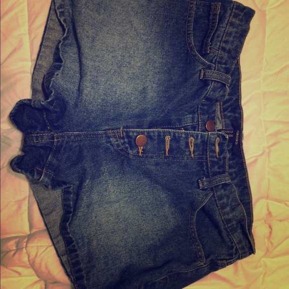 High waisted shorts.