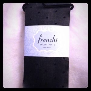Frenchi sheer dot tights