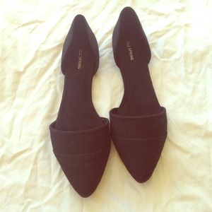 ✨Black pointed flats✨