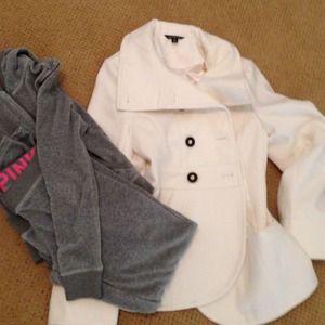Bundle peacoat and sweatsuit by request on reserve