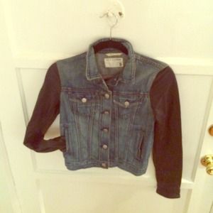 rag & bone, perfect wash, lamb leather/denim