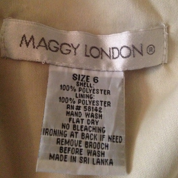 Maggy London Gold Silver Dress with embellishment - Picture 3 of 4