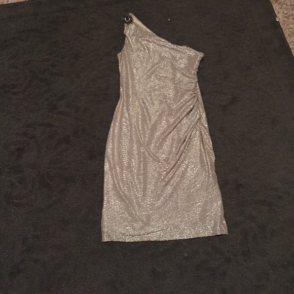 Maggy London Gold Silver Dress with embellishment - Picture 4 of 4