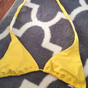 Victoria secret bikini top size medium hot yellow