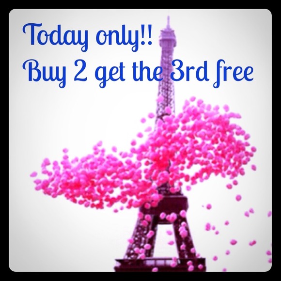 Today only! Buy 2 get the 3rd free!